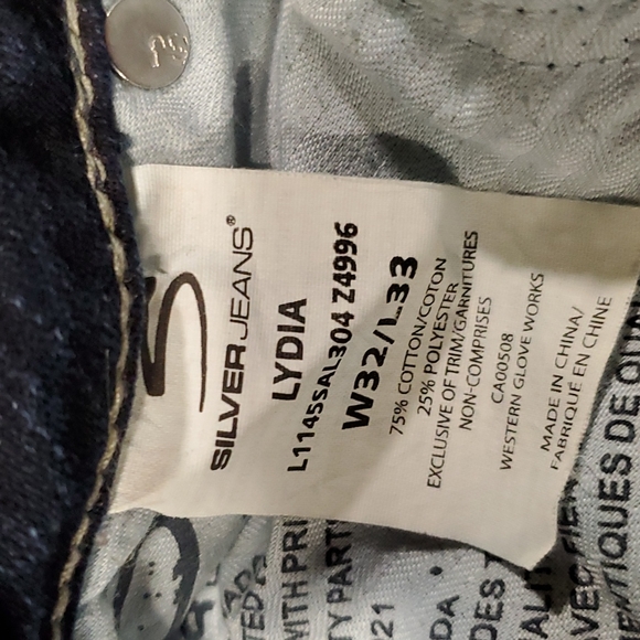 Silver jeans,size 32x33 - Picture 10 of 15